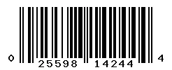 025598142444 barcode