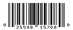 025598157080 barcode