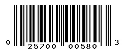 025700005803 barcode