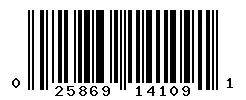 025869141091 barcode