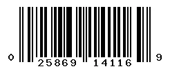 025869141169 barcode