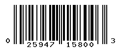 upc 025947158003 barcode image