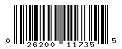 UPC barcode number 026200117355