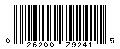 UPC barcode number 026200792415