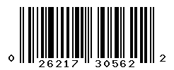 upc 026217305622 barcode image