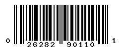 upc 026282901101 barcode image