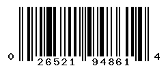 upc 026521948614 barcode image