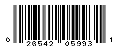 UPC barcode number 026542059931