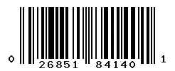 026851841401 barcode