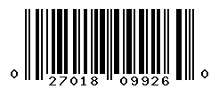 upc 027018099260 barcode image