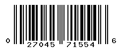 UPC barcode number 027045715546