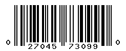 UPC barcode number 027045730990