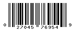 UPC barcode number 027045769549