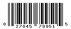 UPC barcode number 027045799515