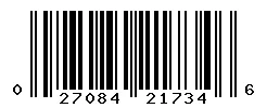 UPC barcode 027084217346