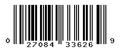 UPC barcode 027084336269
