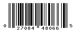 UPC barcode number 027084480665