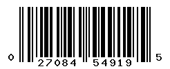 UPC barcode number 027084549195