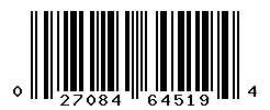 UPC barcode number 027084645194