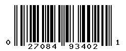 UPC barcode number 027084934021