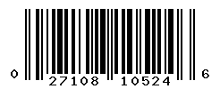 UPC barcode number 027108105246