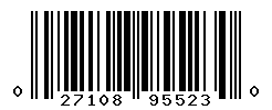 UPC barcode number 027108955230