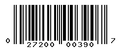 027200003907 barcode
