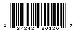 UPC barcode number 027242801202
