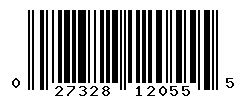 UPC barcode number 027328120555