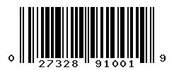 UPC barcode number 027328910019
