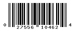 UPC barcode number 027556104624