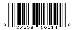 UPC barcode number 027556105140