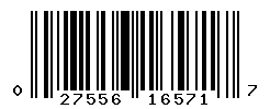 UPC barcode number 027556165717