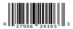 UPC barcode number 027556201033