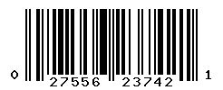 UPC barcode number 027556237421