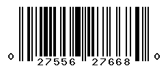 UPC barcode number 027556276680