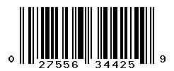 UPC barcode number 027556344259