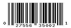 UPC barcode number 027556350021