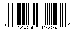 UPC barcode number 027556352599