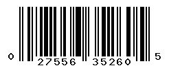UPC barcode number 027556352605