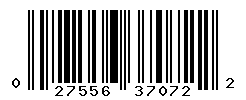 UPC barcode number 027556370722