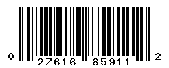 UPC barcode number 027616859112