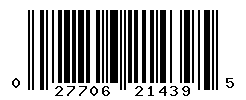 upc 027706214395 barcode image