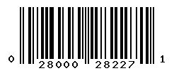 UPC barcode number 028000282271