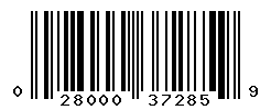 UPC barcode number 028000372859