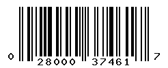 UPC barcode number 028000374617