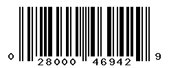 UPC barcode number 028000469429