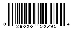 UPC barcode 028000507954