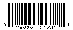 UPC barcode number 028000517311