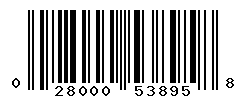 UPC barcode number 028000538958